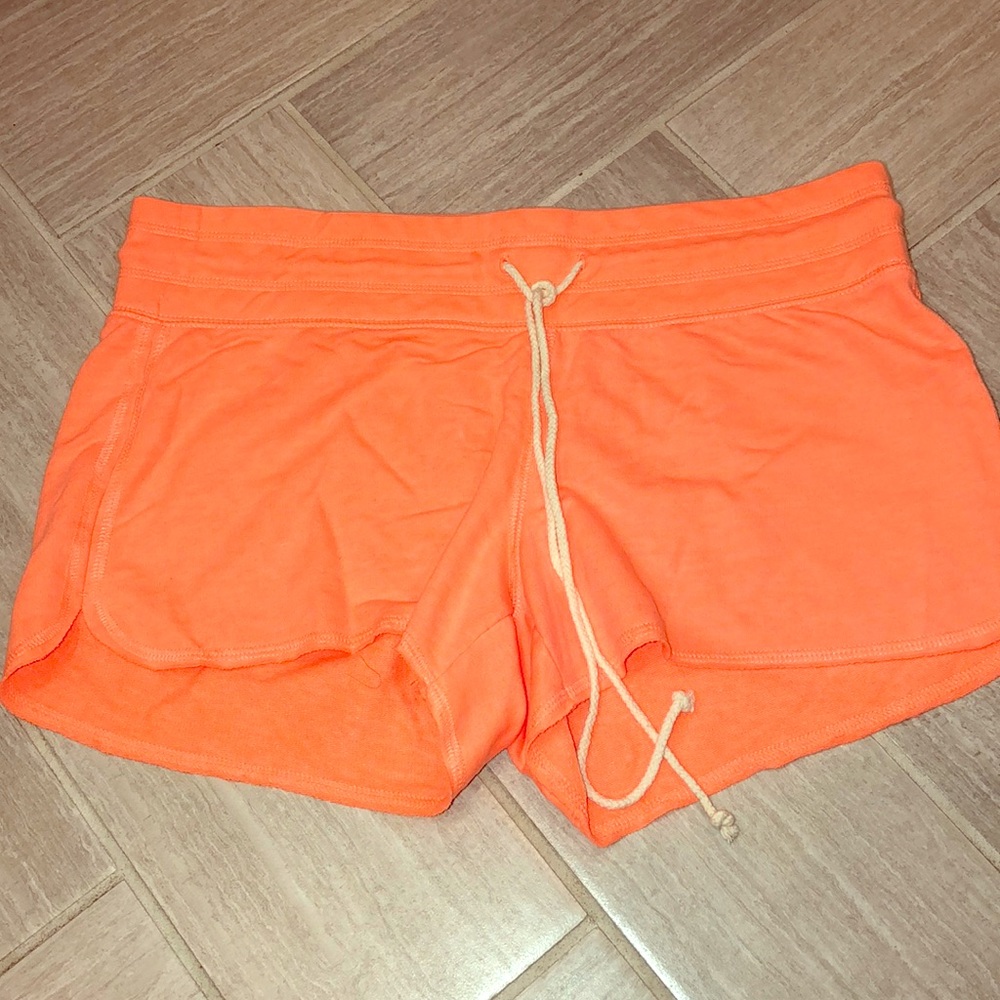 Brand new orange cotton shorts